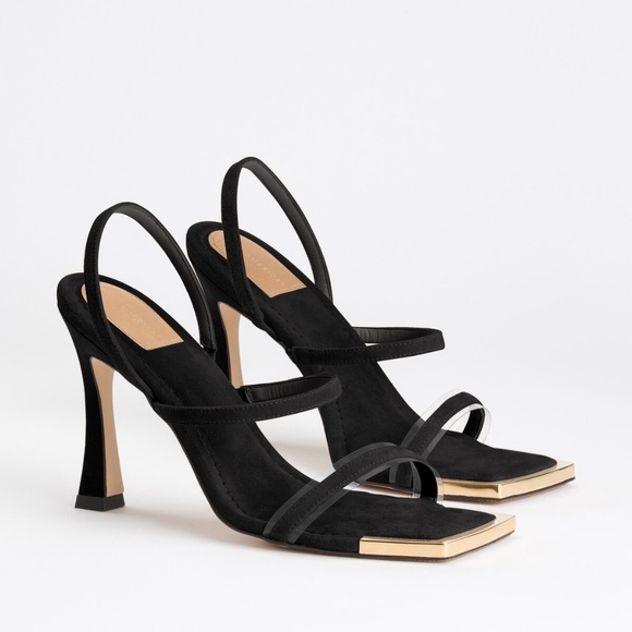 Good American Standout Square Toe Sandal (Sz 10) - Picture 1 of 5